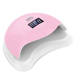 SUN 5 - 48W універсальна лампа для гелю/гель-лаку з сенсором та дисплеєм, рожева купить в официальном магазине KODI Professional