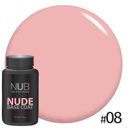 База камуфлирующая NUB NUDE Rubber Base Coat 30мл # 08 купить в официальном магазине KODI Professional