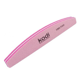 Баф для нігтів Півмісяць 100/100, рожевий купить в официальном магазине KODI Professional