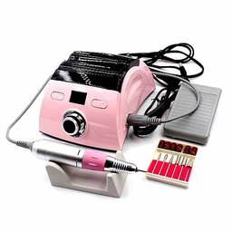Профессиональный фрезер для маникюра и педикюра ZS-710, 65 Ват, 35000 об., розовый