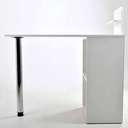 Маникюрный стол Мини, складной, белый фото