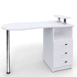 Маникюрный стол Эстет 2, белый в магазине Коди профессионал