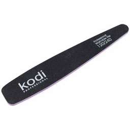 Пилка конічної форми, абразивність 120/240, колір: чорний, № 65 купить в официальном магазине KODI Professional