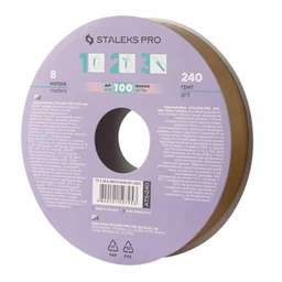 Запасной блок файл-ленты для пластиковой катушки Staleks Pro Expert PD, 240 грит, 8 м (ATS-240) купить в официальном магазине KODI Professional
