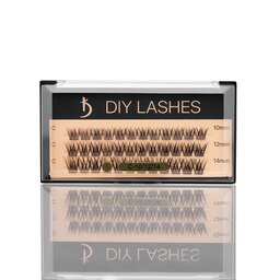 Натисніть для збільшення зображення Накладні вії DIY LASHES 04B C 0,07 (10 mm, 12 mm, 14 mm)
