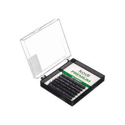 Вії C 0.07 (6 рядів: 14 mm), упаковка Butterfly Green купити в офіційному магазині KODI Professional