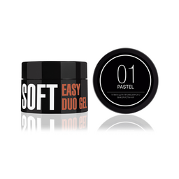 Натисніть для збільшення зображення Easy Duo Gel Soft Pastel 01 (акрил-гель), 35 г
