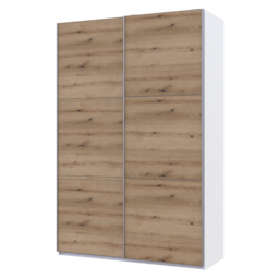 Купить Шафа-купе двохдверна Doros G-Caiser 160х60х240 см Білий/Дуб евок (DRS-011022)