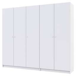 Купить Комплект шаф для одягу Doros Промо (2 шт.) 225х48х204 см Білий (DRS-011211)