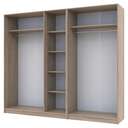 Комплект шаф для одягу Doros Промо (2 шт.) 225х48х204 см Дуб сонома (DRS-011214) фото 2
