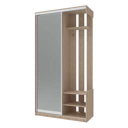 Купить Передпокій з дзеркалом Doros City One Door 110х45х210 см Дуб cонома (DRS-011306)