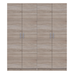 Купить Комплект шаф для одягу з полицями Doros Промо (2 шт.) 180х48х204 см Дуб сонома (DRS-011465)