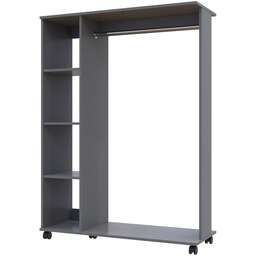 Купить Гардеробна стійка Doros Д1 100х41,6х129,4 см Графіт (DRS-011416)