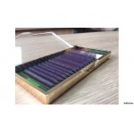 Ресницы темно-фиолетовые PURPLE изгиб B 0.07 (16 рядов: 10-16мм) купить в официальном магазине KODI Professional
