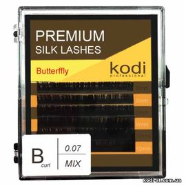 Ресницы изгиб B 0.07 (6 рядов: 8-2,9-2,10-2), упаковка Butterfly купить в официальном магазине KODI Professional