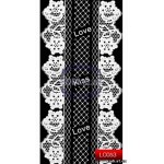 Nail Art Stickers LC053 White купить в официальном магазине KODI Professional