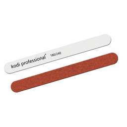 Пилка для ногтей прямая White/Brown 180/240 купить в официальном магазине KODI Professional
