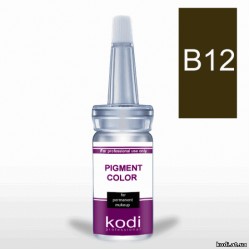 Пигмент для бровей B12 (Оливково-коричневый) 10 мл купить в официальном магазине KODI Professional