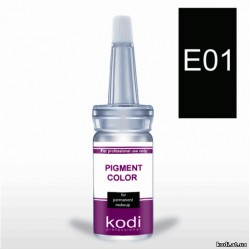 Пигмент для глаз E01 (Глубокий черный) 10 мл купить в официальном магазине KODI Professional