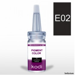Пигмент для глаз E02 (Средне черный) 10 мл купить в официальном магазине KODI Professional