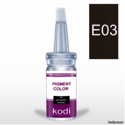 Пігмент для очей E03 (Середньо чорний. Для блондинок) 10 мл купить в официальном магазине KODI Professional
